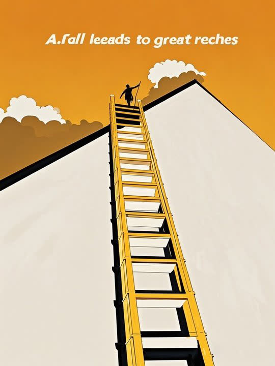 A fall leads to great riches